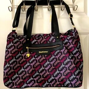 Juicy Couture Logo Print Weekender Duffle Bag
